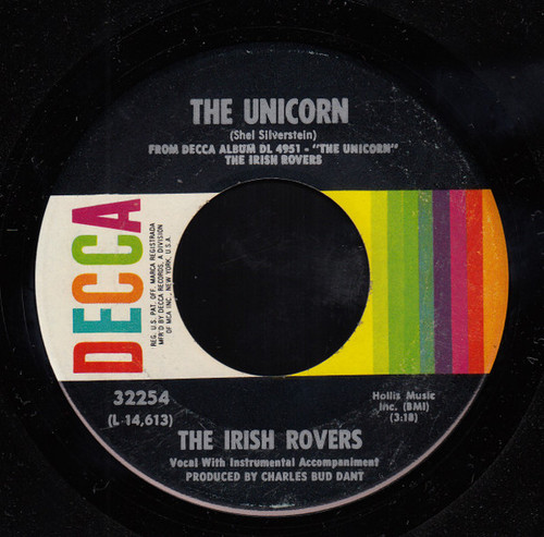 The Irish Rovers - The Unicorn (7", Glo)