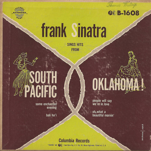 Frank Sinatra - Sings Hits From: South Pacific / Oklahoma! (7", EP)