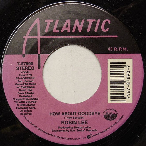 Robin Lee (2) - How About Goodbye (7", Single)