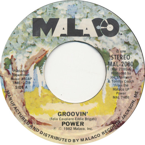 Power (3) - Groovin' (7", Single)