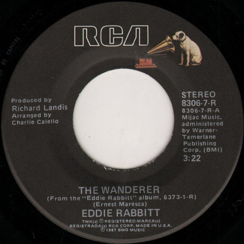 Eddie Rabbitt - The Wanderer (7", Single)