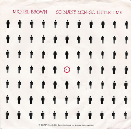 Miquel Brown - So Many Men, So Little Time - TSR Records - TR102 - 7", Single 1103576083