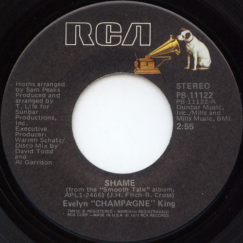 Evelyn King - Shame - RCA - PB-11122 - 7", Single, Ind 1103799207