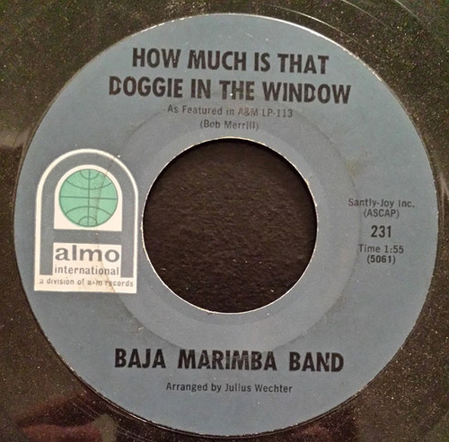 Baja Marimba Band - How Much Is That Doggie In The Window (7", Single)