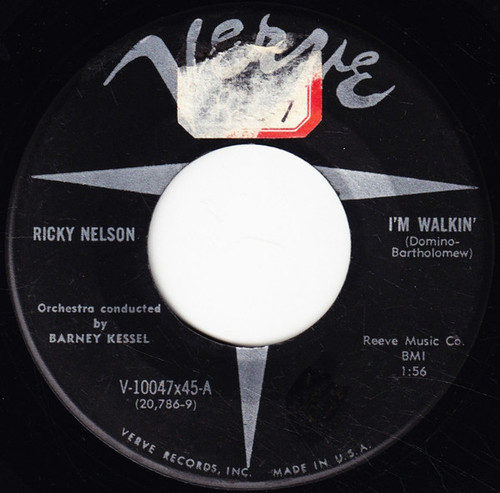 Ricky Nelson (2) - I'm Walkin' (7", Hol)