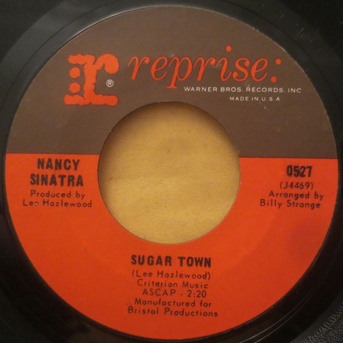 Nancy Sinatra - Sugar Town / Summer Wine - Reprise Records - 527 - 7", Single, Pit 1104241680