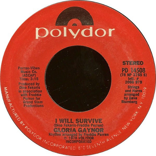 Gloria Gaynor - Substitute / I Will Survive - Polydor, Polydor - PD 14508, 2066 979 - 7", Single, Styrene, Pit 1104511654