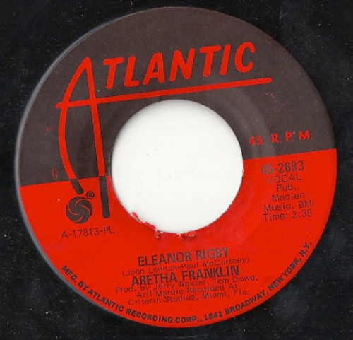 Aretha Franklin - Eleanor Rigby / It Ain't Fair (7", Single, PL )