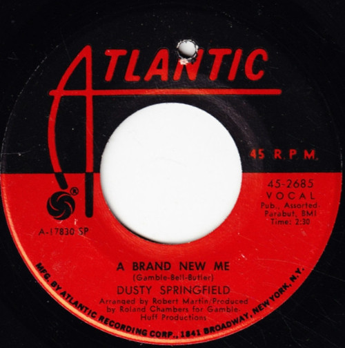 Dusty Springfield - A Brand New Me - Atlantic - 45-2685 - 7", Single 1104532671