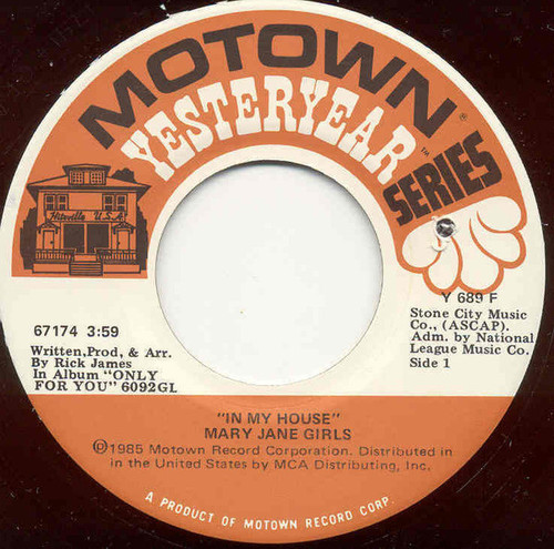 Mary Jane Girls - In My House / Boys (7", Single, RE)