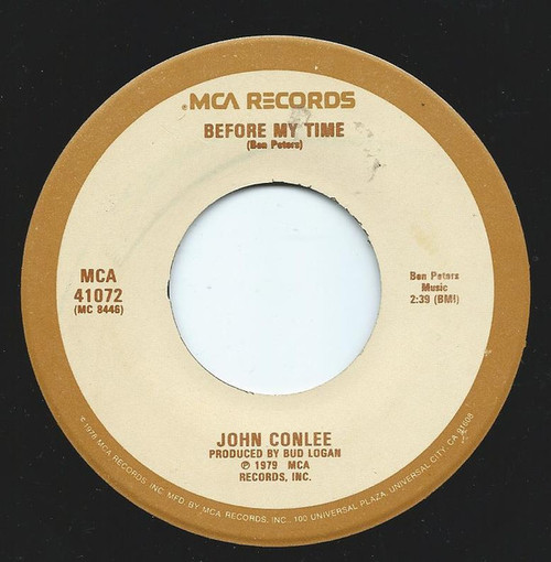 John Conlee - Before My Time (7", Single)