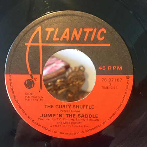 Jump 'N The Saddle - The Curly Shuffle (7")