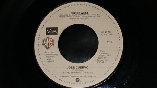 Shelly West - Jose Cuervo / Country Lullaby (7", Single)