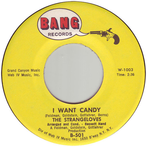The Strangeloves - I Want Candy (7", Single)