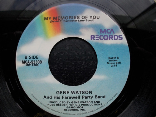 Gene Watson - Drinkin' My Way Back Home / My Memories Of You (7", Single)