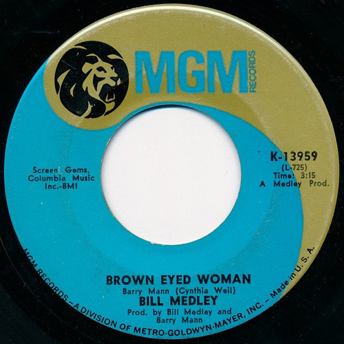 Bill Medley - Brown Eyed Woman (7", Single)