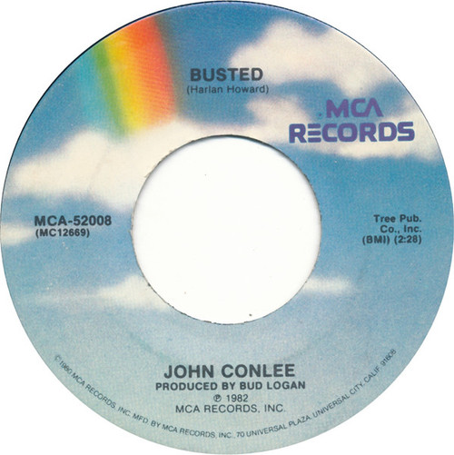 John Conlee - Busted - MCA Records - MCA-52008 - 7", Single, Pin 1106658334