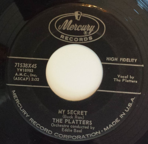 The Platters - My Secret  (7", Single)