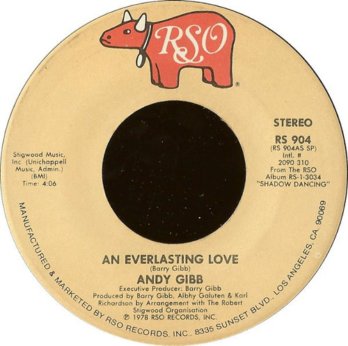 Andy Gibb - An Everlasting Love (7", Single, Spe)