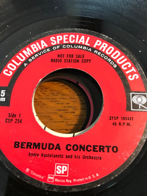 André Kostelanetz And His Orchestra - Bermuda Concerto (7", Single, Promo)