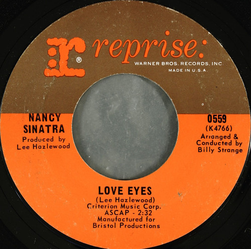 Nancy Sinatra - Love Eyes - Reprise Records - 559 - 7", Single, Styrene, Pit 1108054456