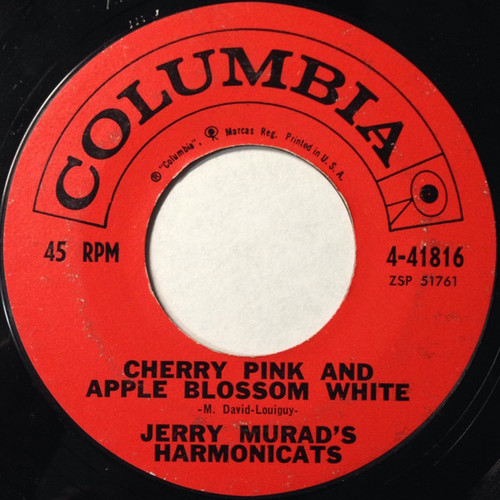 Jerry Murad's Harmonicats - Cherry Pink And Apple Blossom White / Lonely Love - Columbia - 4-41816 - 7", Single, Hol 1108382378