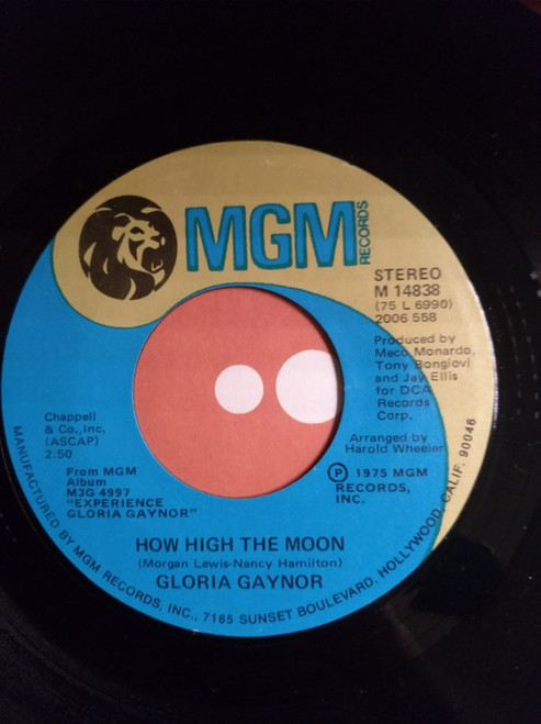 Gloria Gaynor - How High The Moon (7", Single)