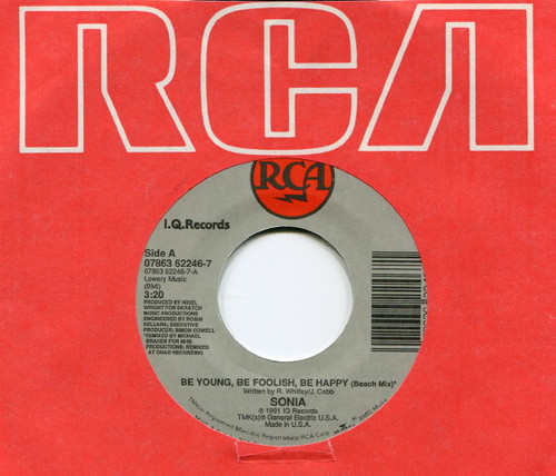 Sonia - Be Young, Be Foolish, Be Happy - RCA - 07863 62246-7 - 7", Single 1108478268