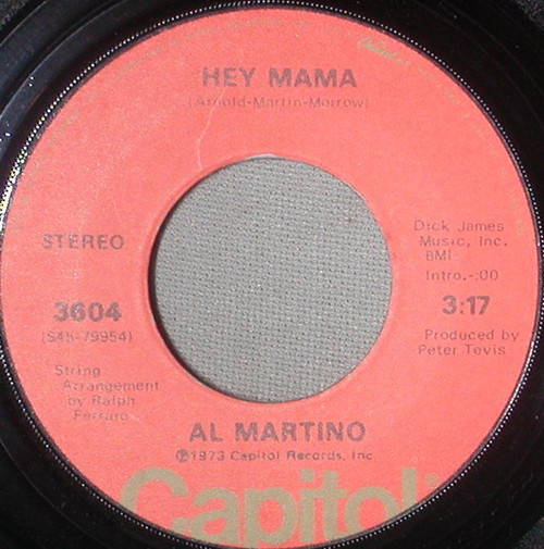 Al Martino - Hey Mama / If I Give My Heart To You (7")