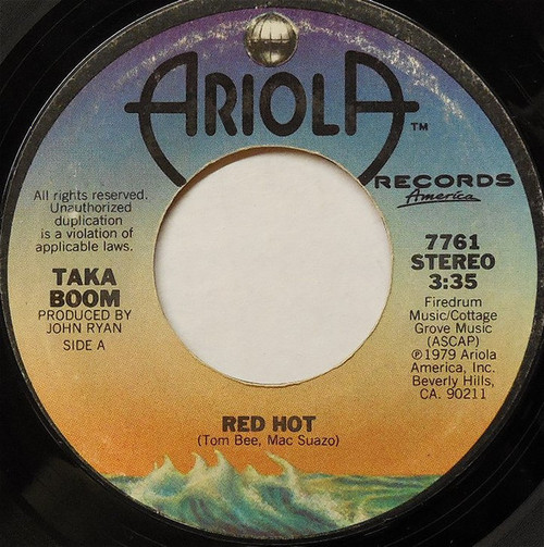 Taka Boom - Red Hot  (7")