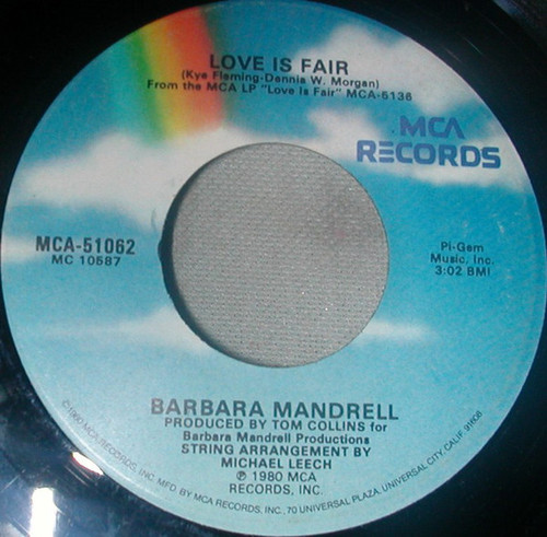 Barbara Mandrell - Love Is Fair (7", Single)