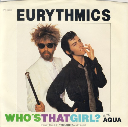 Eurythmics - Who's That Girl? (7", Single, Styrene)