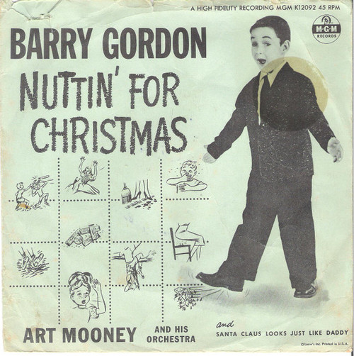 Art Mooney And His Orchestra* - Nuttin' For Christmas (7")