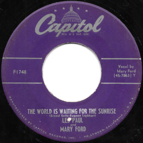 Les Paul & Mary Ford / Les Paul - The World Is Waiting For The Sunrise / Whispering (7", Single)