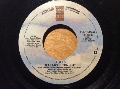 Eagles - Heartache Tonight (7", Single, PRC)