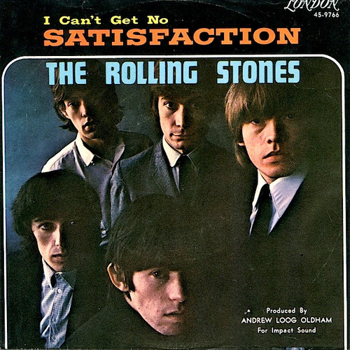 The Rolling Stones - (I Can't Get No) Satisfaction - London Records - 45 LON 9766 - 7", Single, Styrene 1111816609
