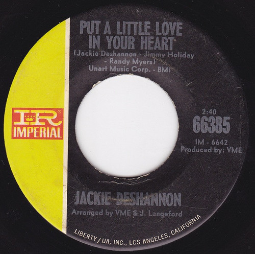 Jackie DeShannon - Put A Little Love In Your Heart (7", Single)