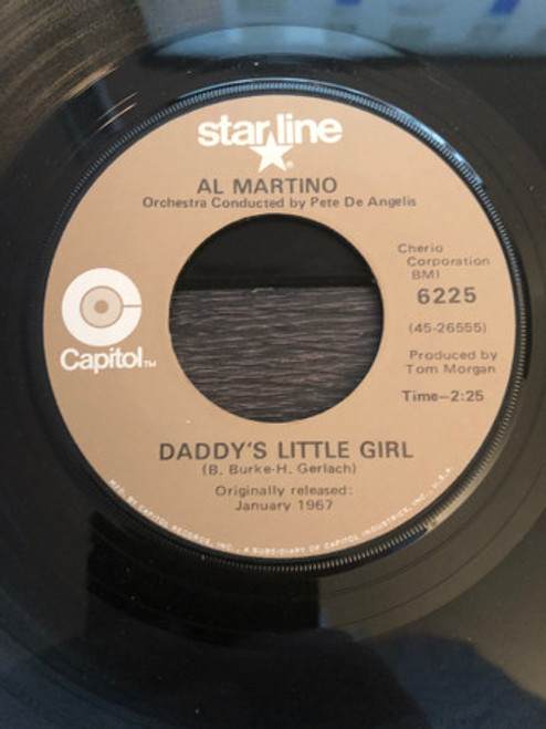 Al Martino - Daddy's Little Girl / I Love You More And More Every Day  (7", Single)