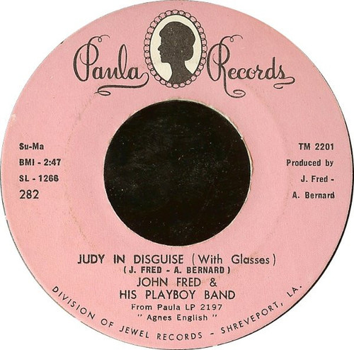 John Fred & His Playboy Band - Judy In Disguise (With Glasses) / When The Lights Go Out (7", Single)