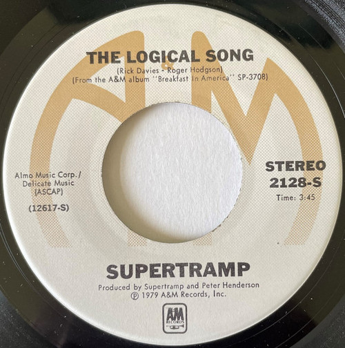 Supertramp - The Logical Song (7", Single, Ind)
