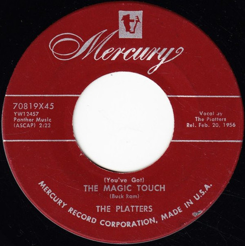 The Platters - (You've Got) The Magic Touch / Winner Take All - Mercury - 70819X45 - 7", Single, Red 1113347538