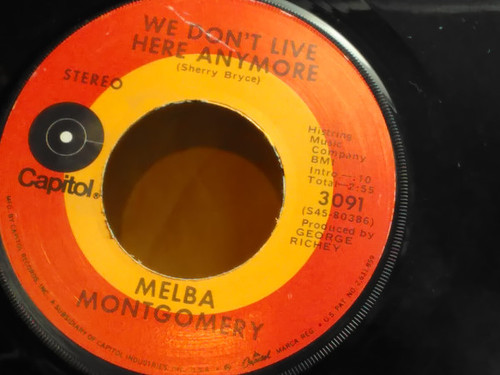 Melba Montgomery - We Don't Live Here Anymore / He's My Man (7")