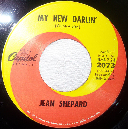 Jean Shepard - My New Darlin' / An Old Bridge (7")