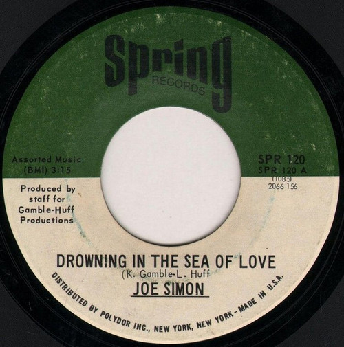 Joe Simon - Drowning In The Sea Of Love (7", Single, Styrene, Pes)