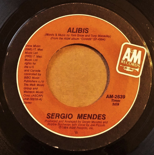 Sergio Mendes* - Alibis / Confetti (7", Single, W -)