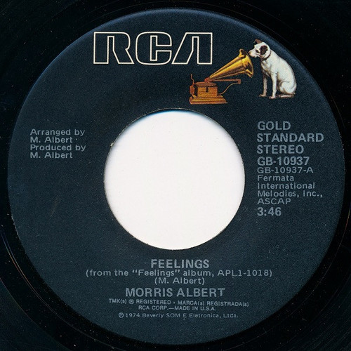 Morris Albert - Feelings - RCA - GB-10937 - 7", Single, RE 1113767028