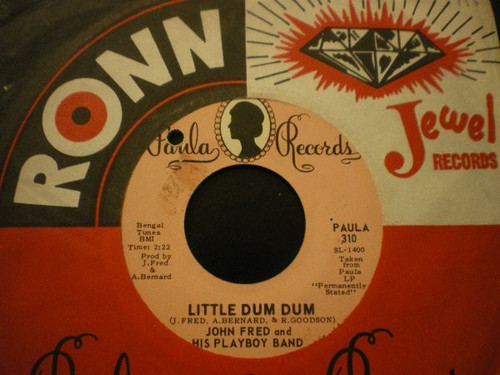 John Fred And His Playboy Band* - Little Dum Dum / Tissue Paper (7", Single)