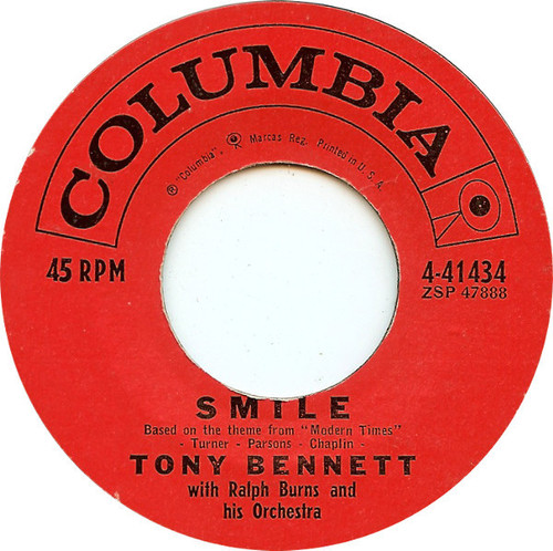 Tony Bennett - Smile / You Can't Love 'Em All (7")