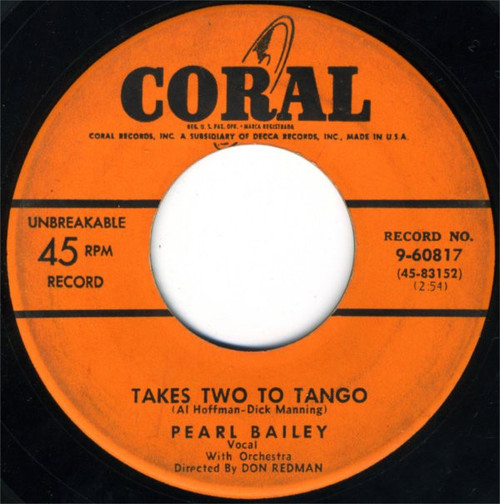 Pearl Bailey - Takes Two To Tango (7")