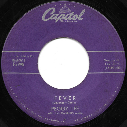 Peggy Lee - Fever (7", Single)